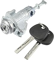 Vista 1 de X AUTOHAUX Juego de cilindros para cerradura de puerta con 2 llaves para Kia Optima 2011-2018 con llave 819702TA00 81970-2TA00 LH Metal