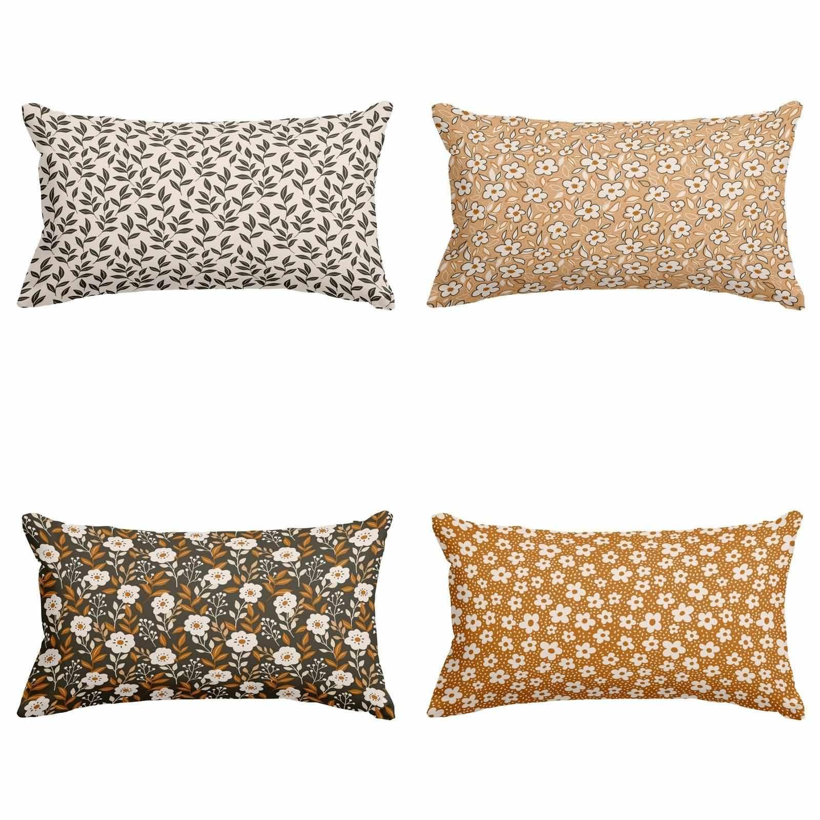 Housse de coussin de chaise 50x75cm taie d'oreiller personnalisée rectangulaire