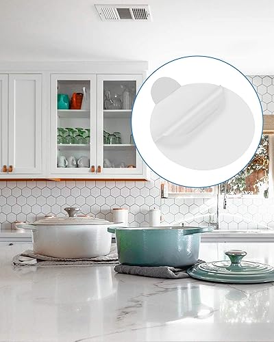 Miniatura 6 de Discos de repuesto para trampa de pulgas de 7.1 pulgadas, tableros de pegamento de repuesto para la mayoría de los modelos, trampas para pulgas para