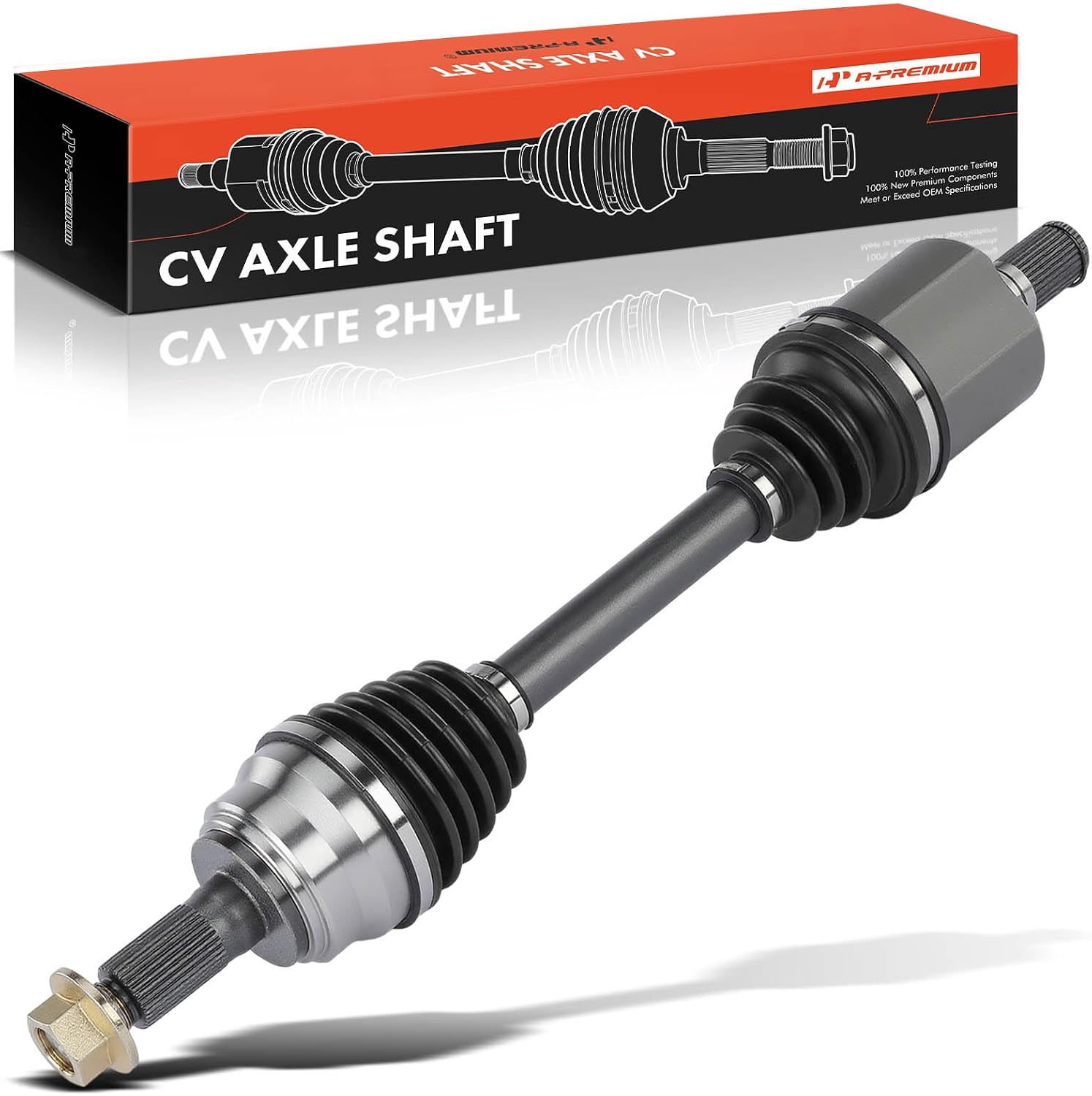 A-Premium CV Axle Shaft Assembly Compatible with Mazda 6 2009-2013 V6 3.7L, Front Left Driver Side, Replace# 1700-528041, GP402560X