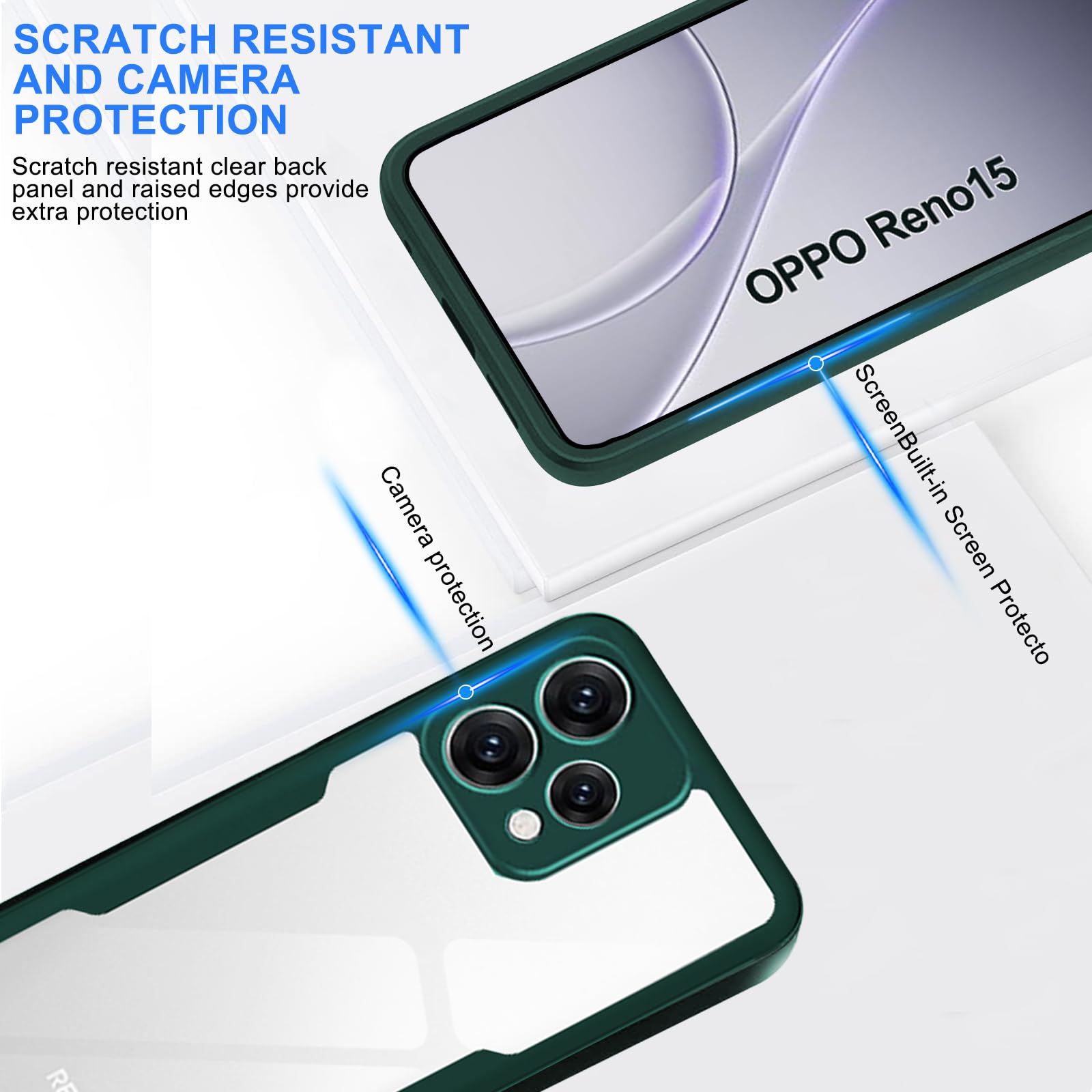 Cellulare Oppo WEIOU Cover Per OPPO A15 | A15s, Doppio Strato