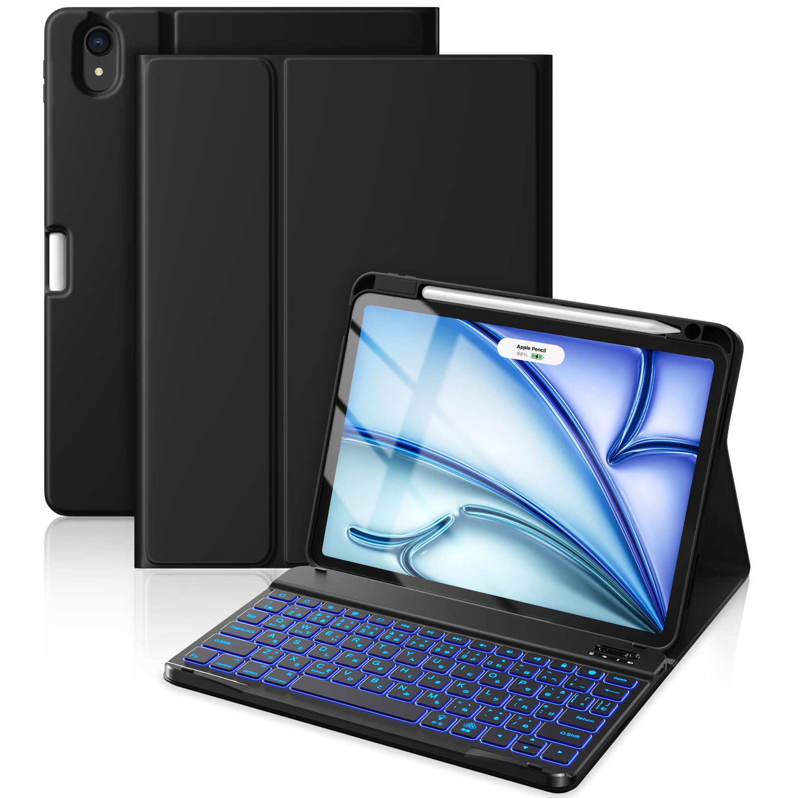 Amazon.co.jp: HETHOT iPad用 air キーボード付きケース M4/M3/M2 11