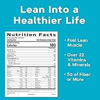 Vista 5 de GNC Total Lean Lean Shake 25 - Galletas y Crema (16 Porciones)