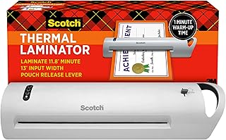 Scotch Thermal Laminator, Extra Wide 13 Inch Input, Ideal for Teachers, Small Offices, or Home (TL1302Z)