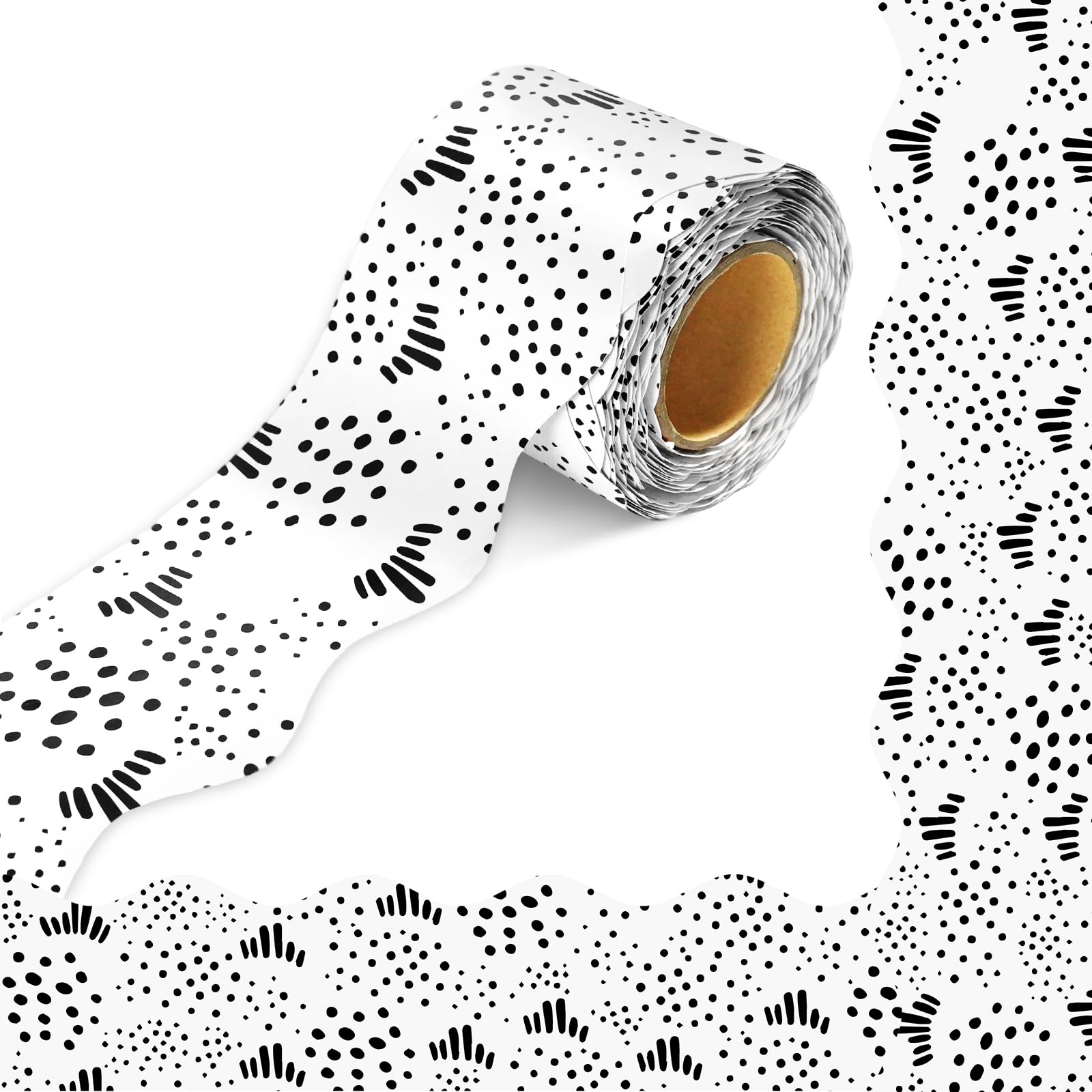 Black & White Bulletin Board Borders - 50 Feet -11 Black & White Bulletin Board Borders - 50 Feet -11