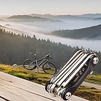 Vista 3 de Multiherramienta para Bicicletas de Carretera y Montaña - Herramienta de Cadena, Rompecadena, Multiherramienta para Bicicleta, Kit de Reparación