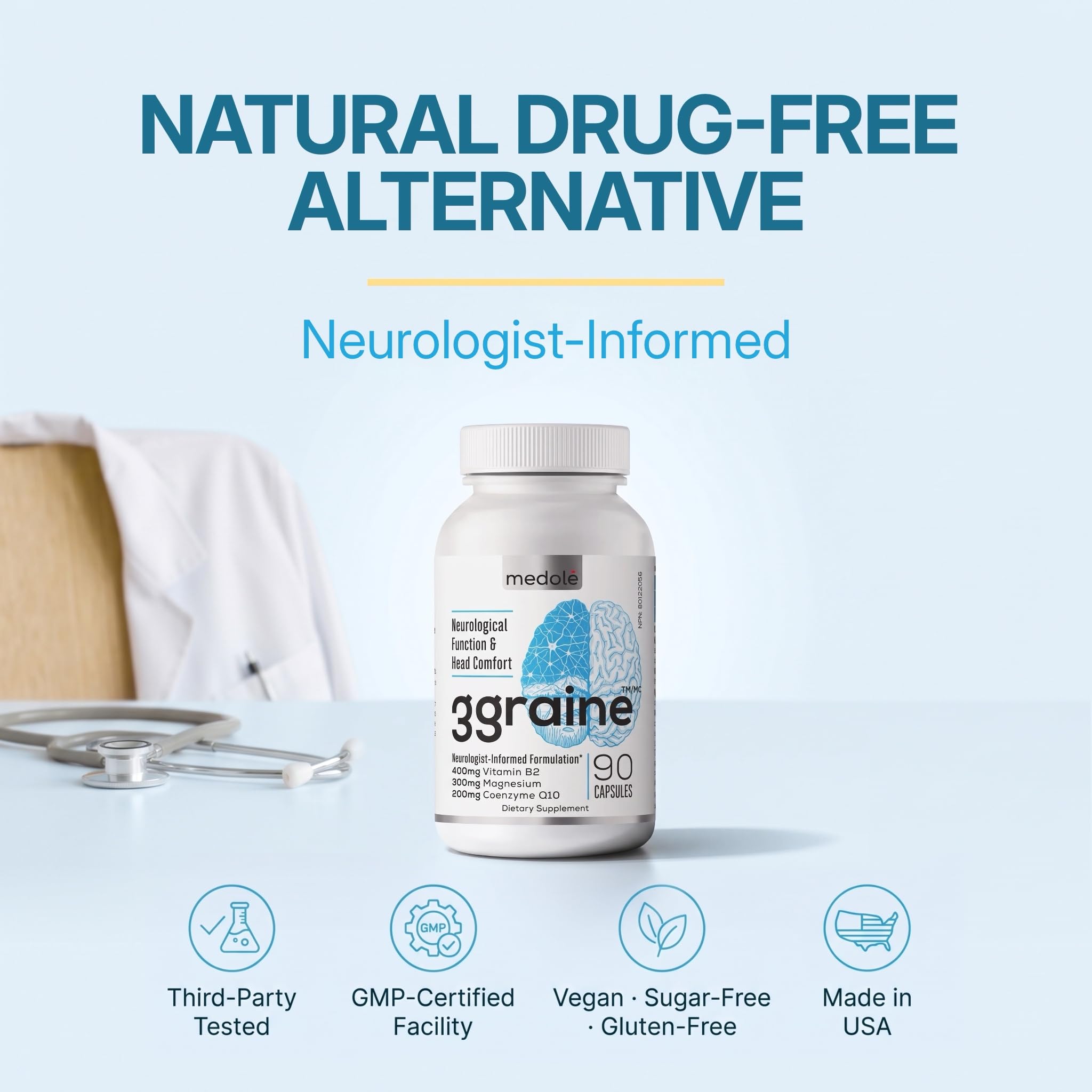 3graine Dietary Migraine Support Supplement- Drug-Free — Amazon image 4