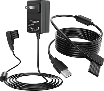 متوافق مع شاحن مضخة Moog Zevex Enteralite Infinity 5V3A ومحول مصدر الطاقة AC/DC، لسلك طاقة مضخة Enteralite Infinity، ملحقات مضخة Moog البديلة باللون الأسود