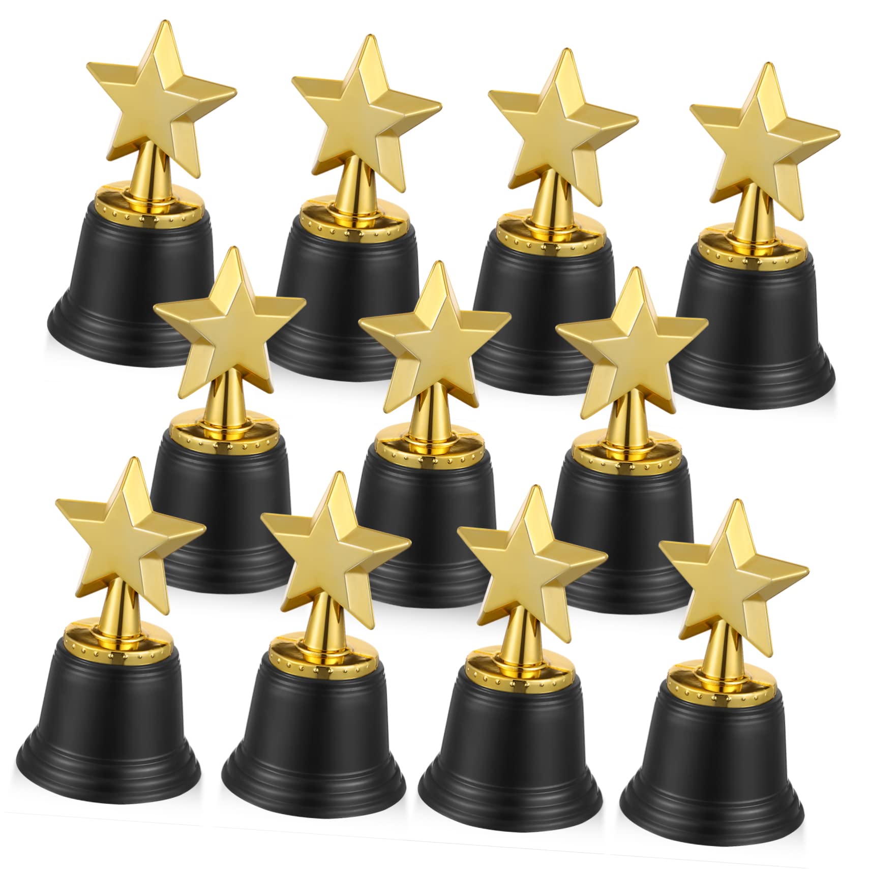 20 Piezas Trofeo Estrella De Premio del Partido Trofeo Infantil De Plástico para Fiestas y Aulas