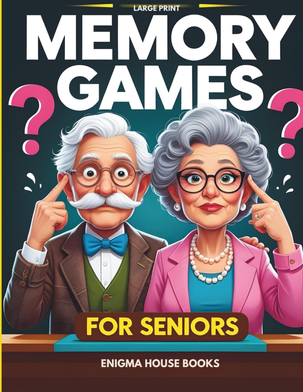 Memory Games for Seniors: Fun Brain Training Puzzles to Boost Memory, Focus and Mental Agility for Seniors, Large Print