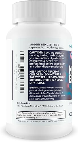 Miniatura 3 de Alivio de la neuropatía Pro para el bloqueo de la niebla nerviosa  Nuestros mejores suplementos de neuropatía con B12, apoyo para el nervio melena