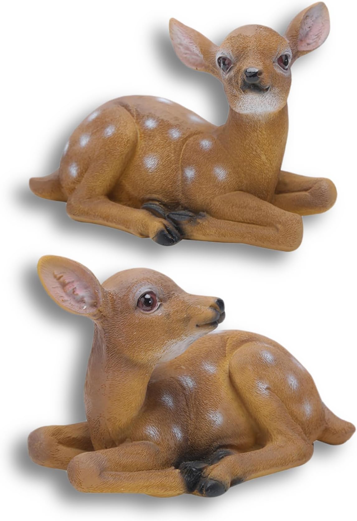Sorandy Synthetic Resin Sika Deer Statues, Sculptures Art Craft, Garden Lawn Animal Ornaments, Model Decoration For Indoor, Outdoor, Courtyard, Patio, Scenic Area