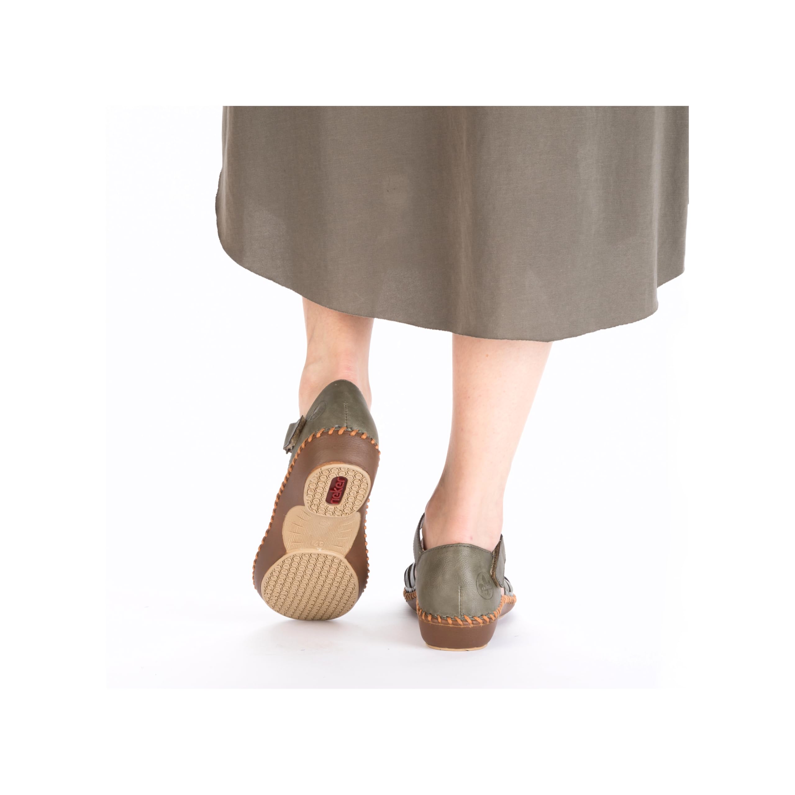 Rieker M1688 Sandales Bride cheville Femme