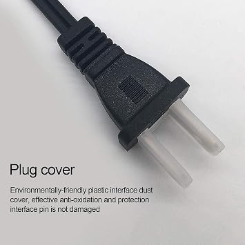 BestCH New AC Power Cord Cable Plug Replacement for Brother Pfaff Singer Sewing Machine