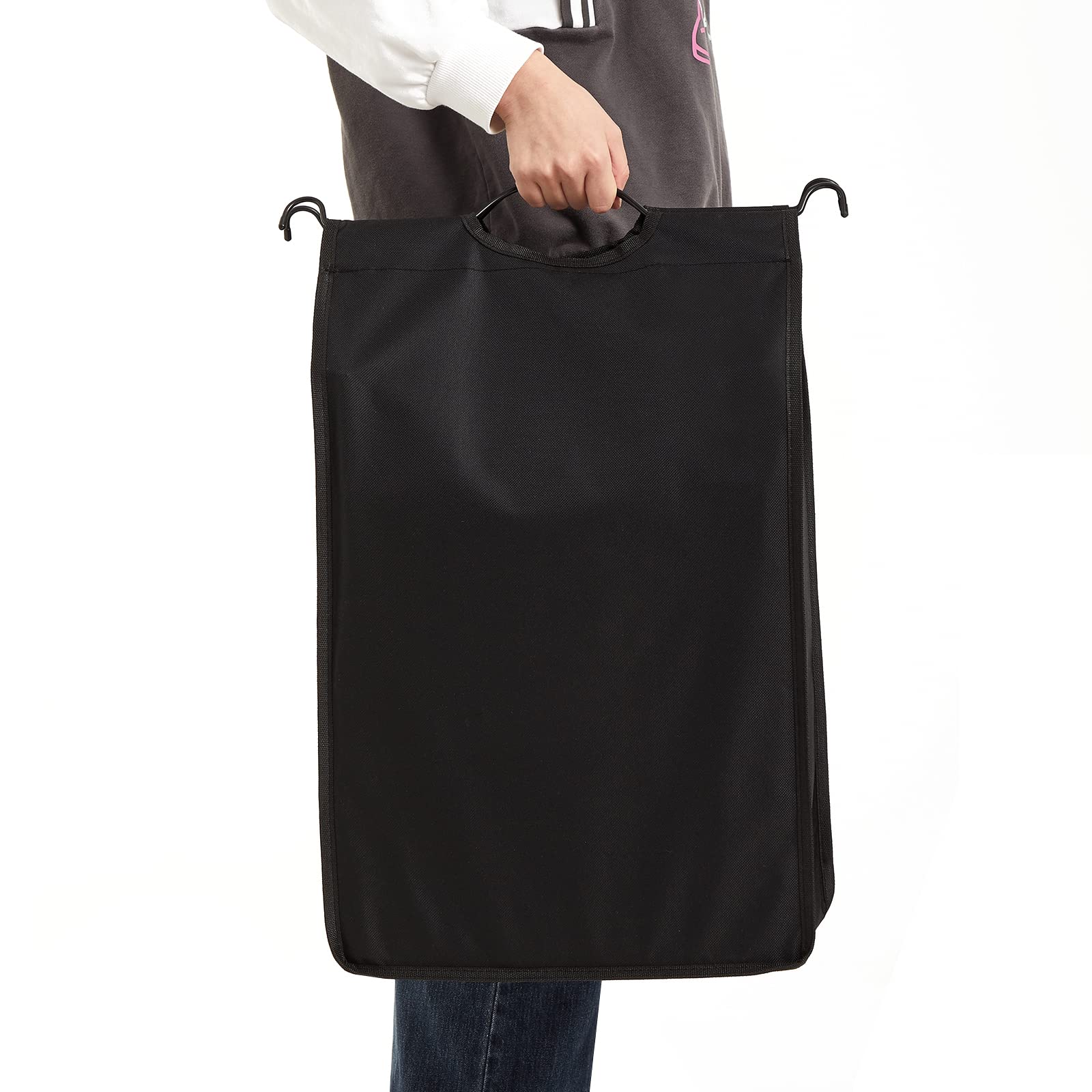 Meerveil Carrello Porta Biancheria con 3 Sacchi Rimovibili, Ceste per Bucato con Rotelle Universali