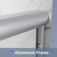 Vista 16 de SUNNY SHOWER B020, puertas de regadera deslizantes sin marco (56 - 60 x 72 pulgadas), cristal de 1/4 pulgada, acabado cromo