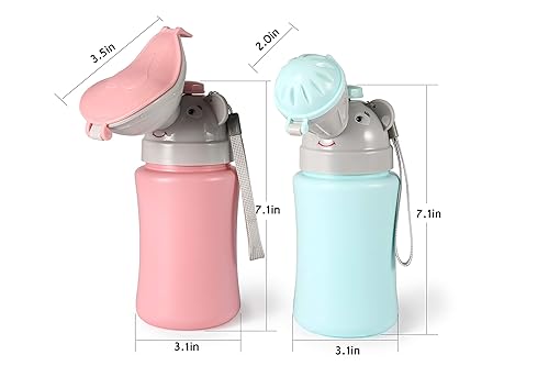 Miniatura 8 de ONEDONE Orinal portátil para orinal para bebés, niños, urinario de emergencia para camping, coche, viajes y entrenamiento para orinar para niños