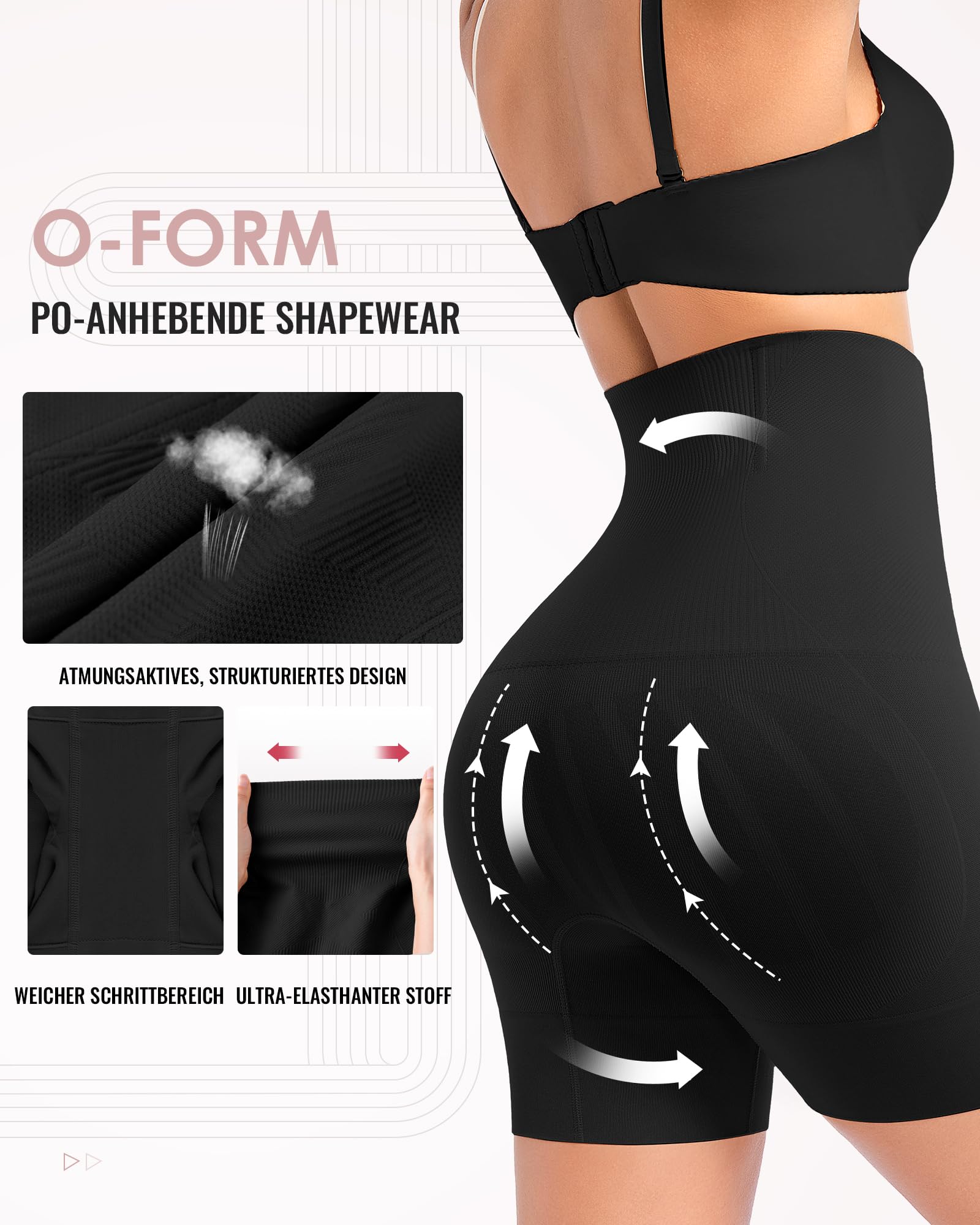 YADIFEN Pantaloncini da ciclismo, da donna, molto corti, da donna, sotto il vestito, gonna anti-sfregamento, comodi a vita alta