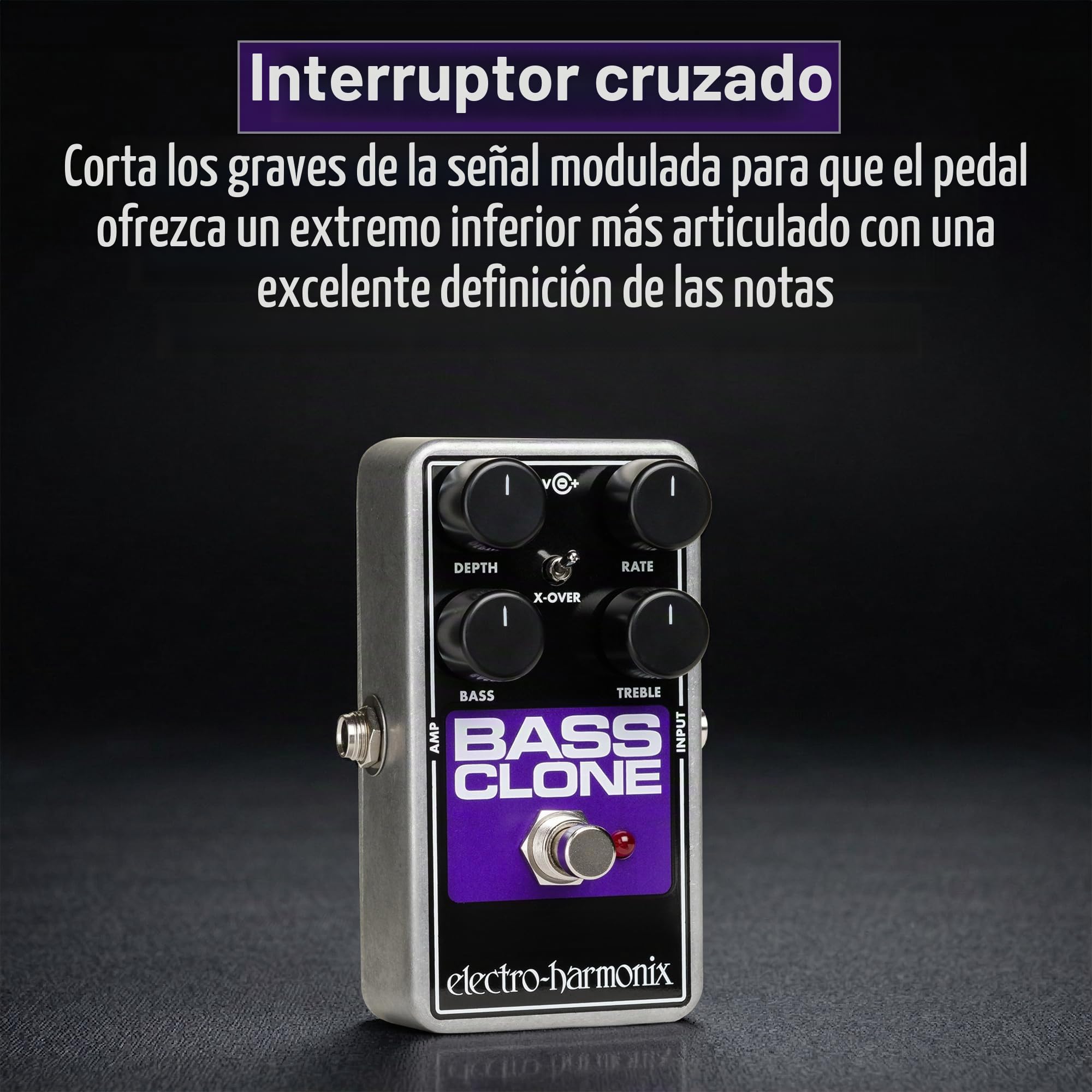 Electro Harmonix 665243 efecto de bajo eléctrico con sintetizador Filtro Bass Clone Chorus