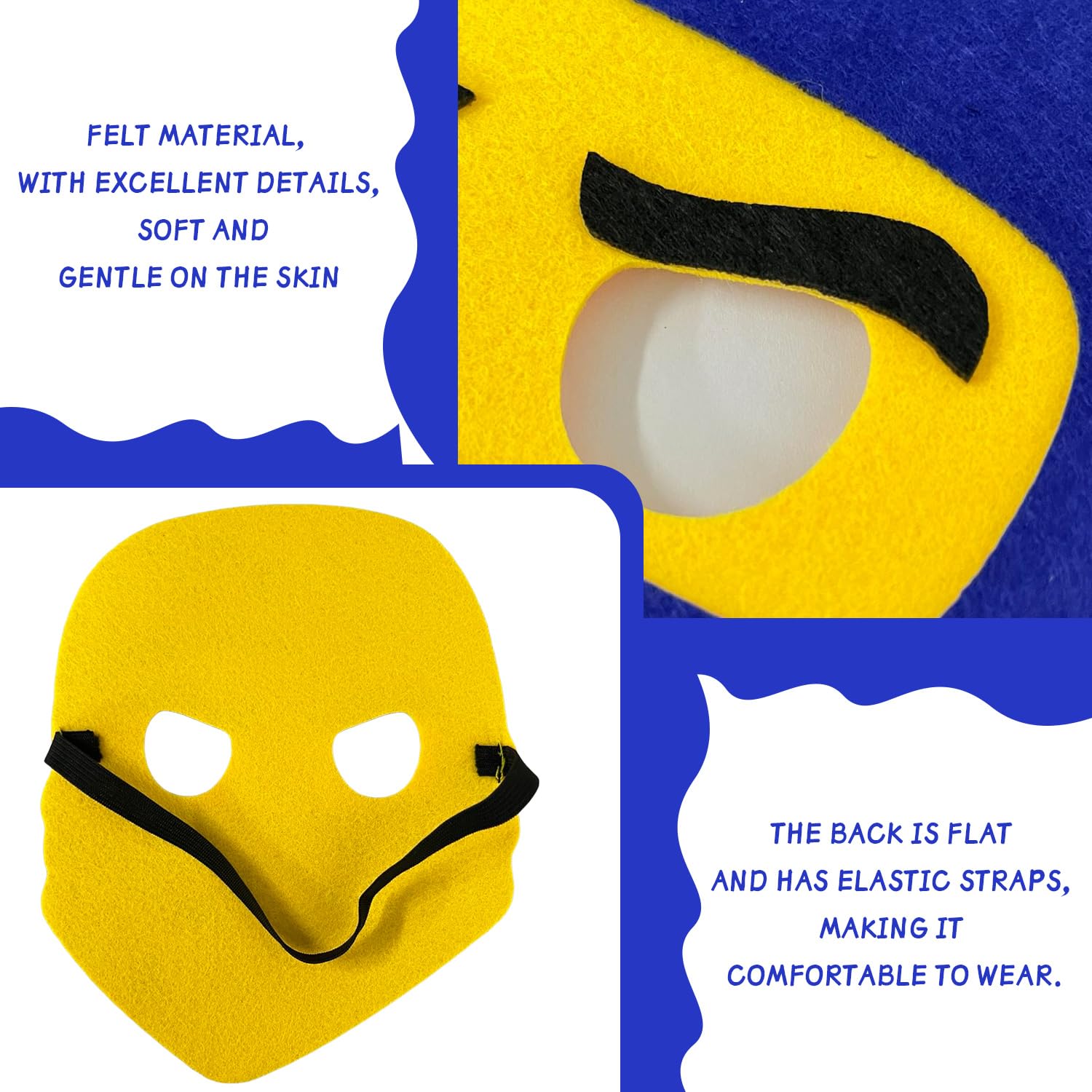 5 Pieces Of Ninja Mask, Cartoon Mask for Children Creative Personality Mask, Role-Playing Mask, Children'S Party Costume Accessories - Image 3
