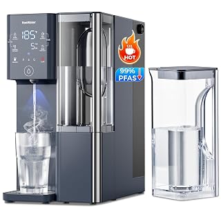 3S Instant Hot Reverse Osmosis Water Filter Countertop, 7-Stage RO Water Filtration System with 2 Portable Pitchers, NSF/ANSI 372,42,58, Reduce TDS PFAS, No Install, CT910H Bundle - Amazon product rated Grade A