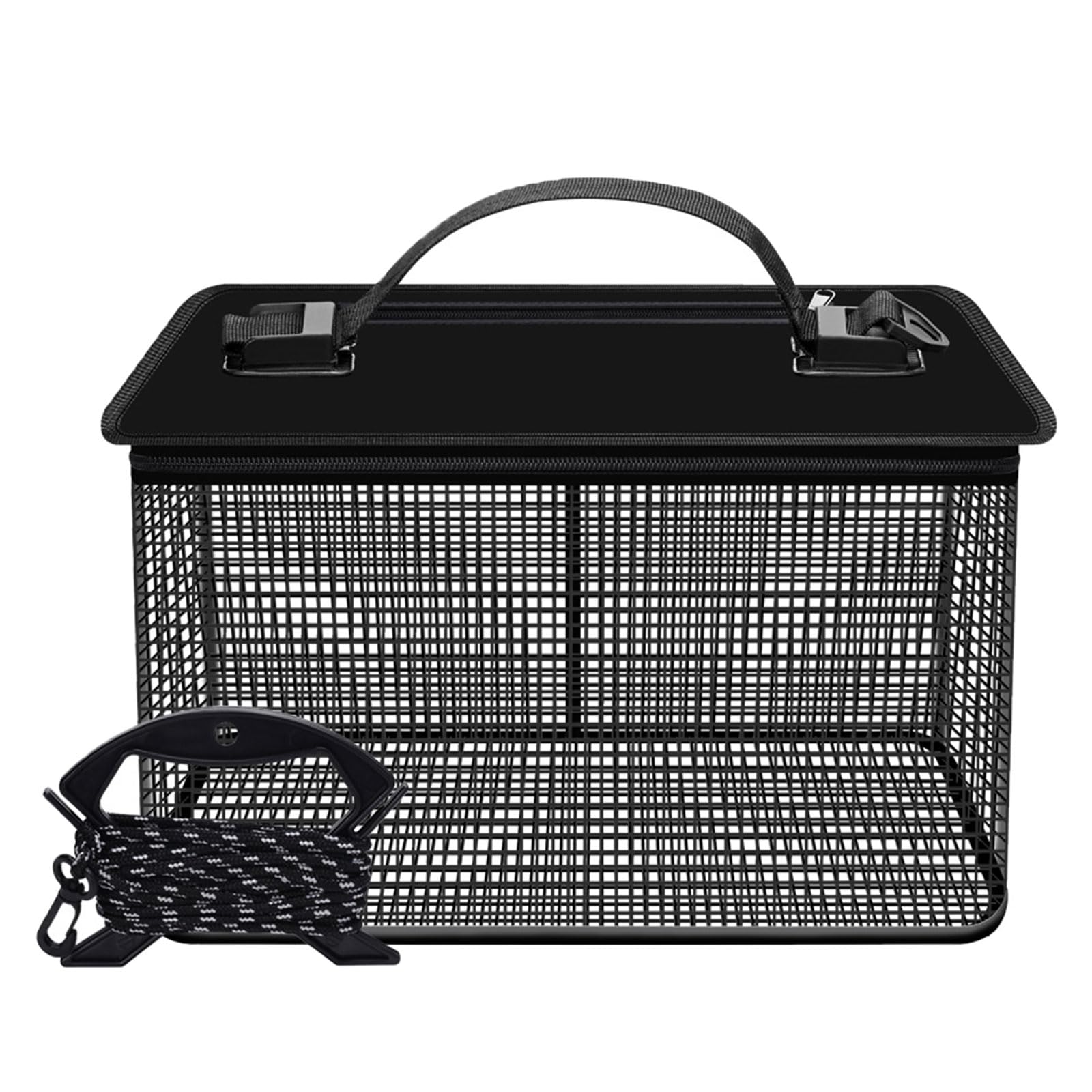 CHENZILIN Folding Fishing Net Fishing Protections Live Fish Bucket Portable Meshes Fishing Net Storage Cage Fish Protectors Enduri