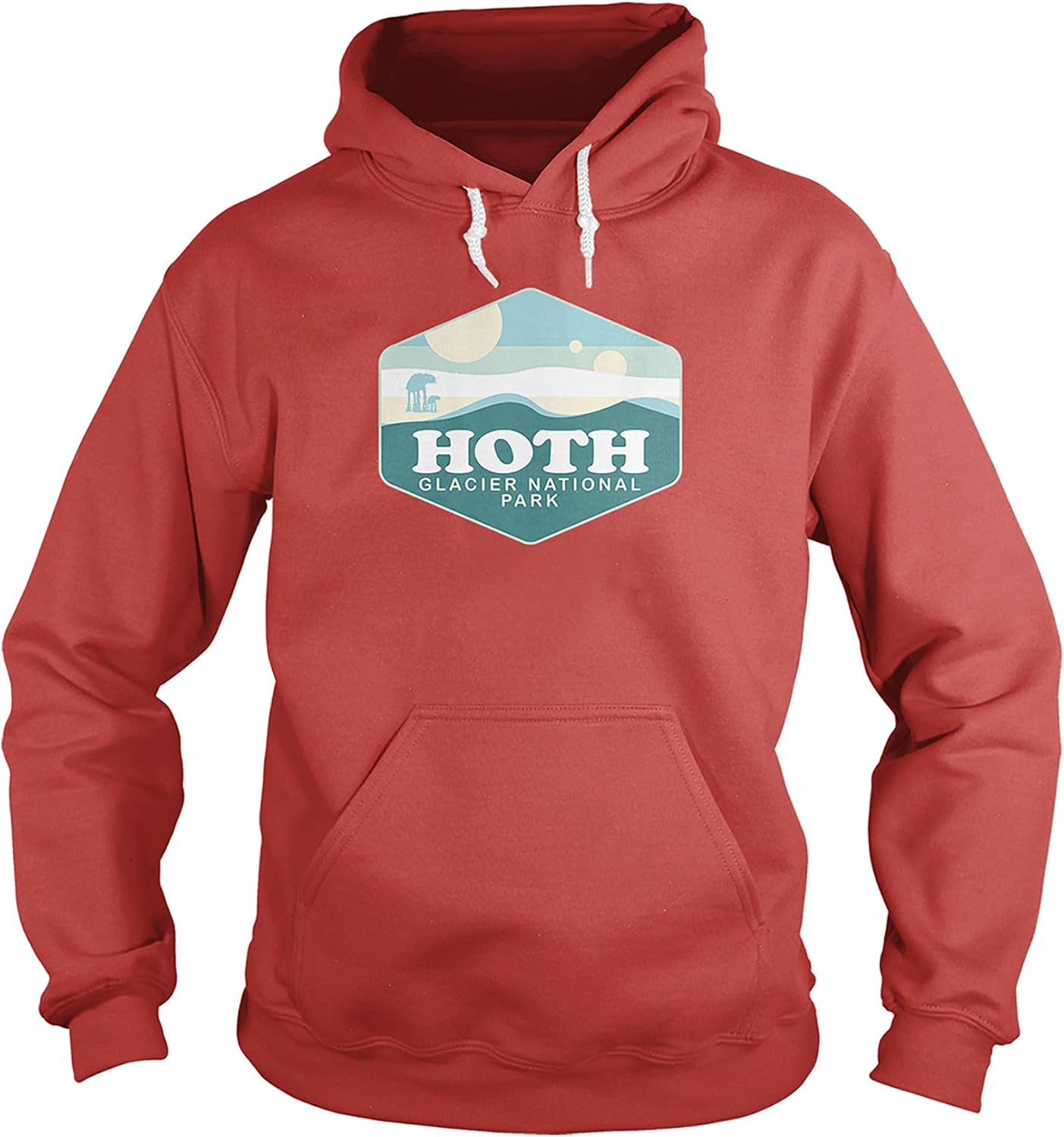BustedTees Hoth National Park Shirt Hoodies for Men and Women Quality hoodies and sweatshirts