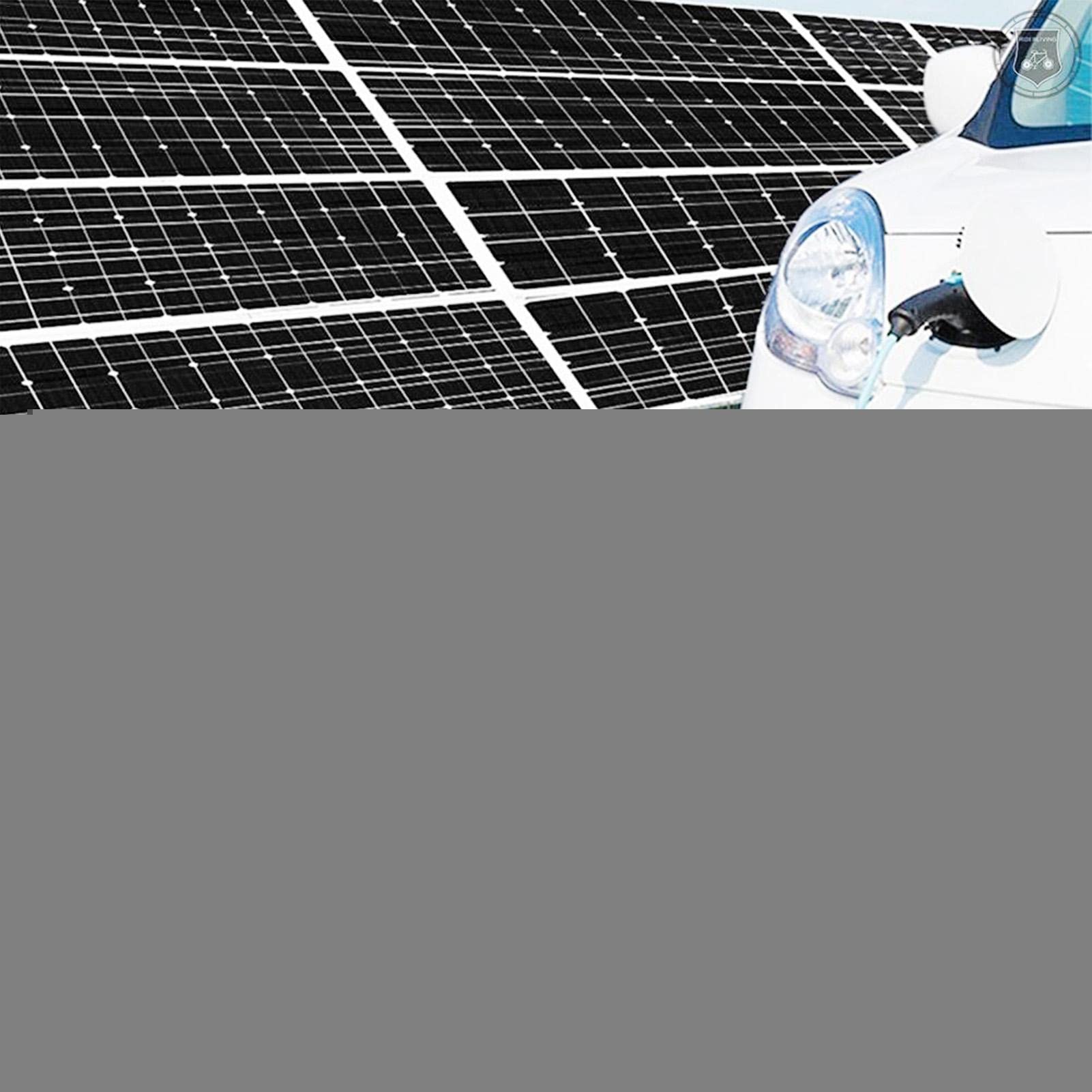 a-r Kit Completo de energía Solar,300W Convertidor Inversor 18W Panel Solar Completo | Controlador Resistente a la Intemperie DC 12V a AC 110/220V 30A con 2 Puertos USB