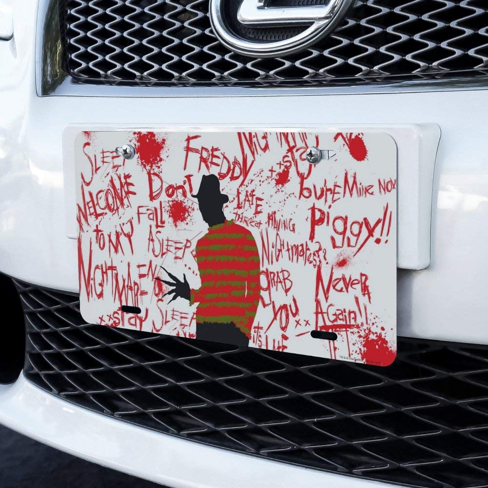 GRAPHICS & MORE A Nightmare on Elm Street Freddy Novelty Metal Vanity Tag License Plate