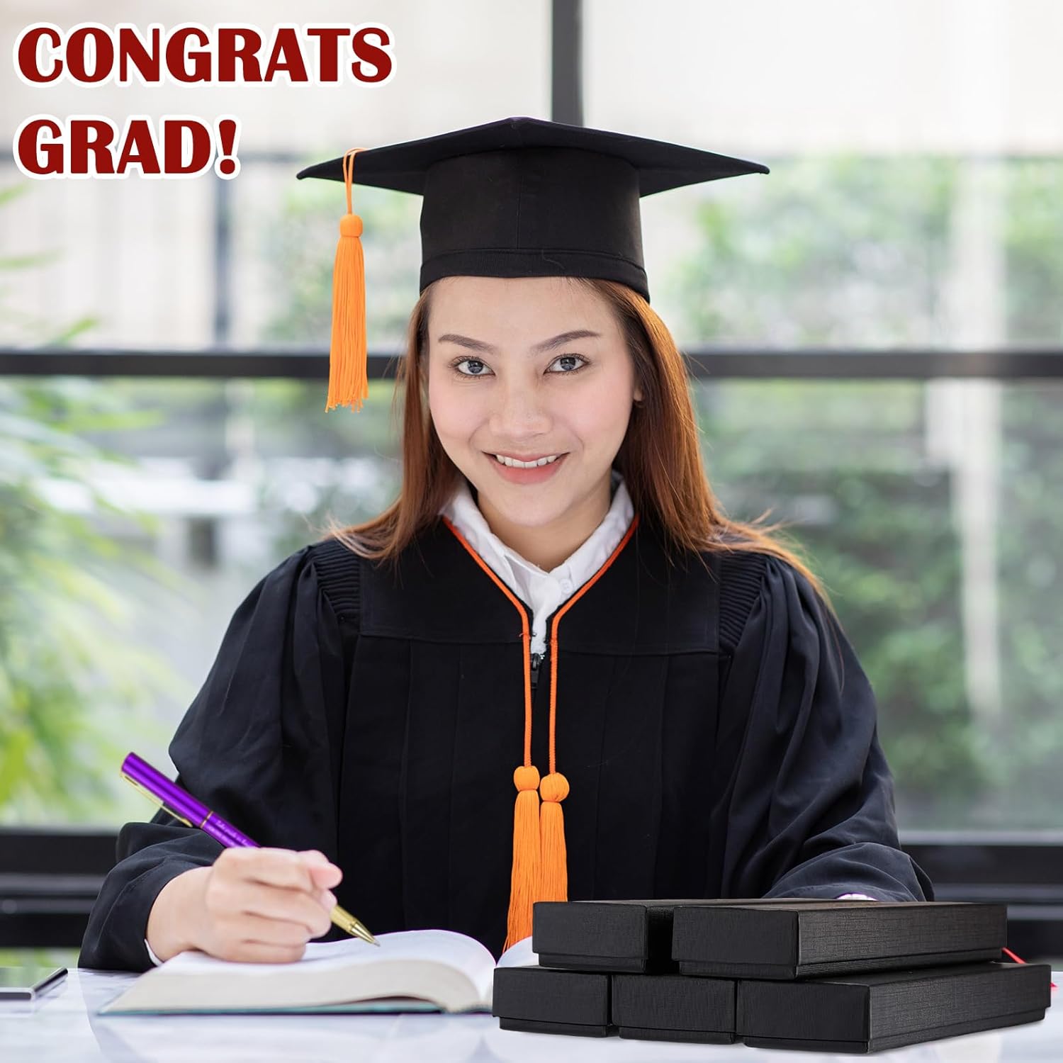 FoldTier 30 Set Graduation Pen Gifts Inspirational Ballpoint Pens with Congrats Grad Gift Boxes Funny Graduate Party Favor Gift for Class of 2026 Graduation Party Office School Stationery Supply