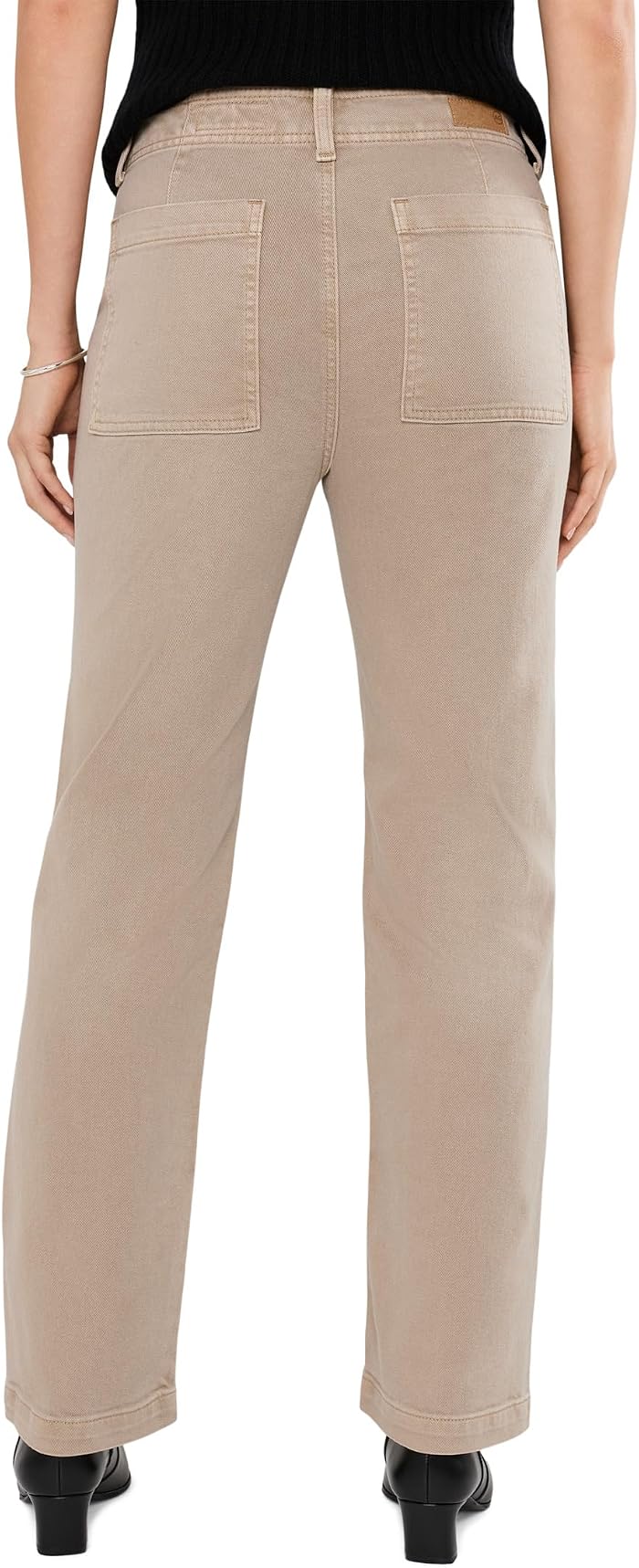 Женские брюки AG Brinley Trousers Mid-Rise Straight, цвет: Рыжевато-коричневый — фото 2