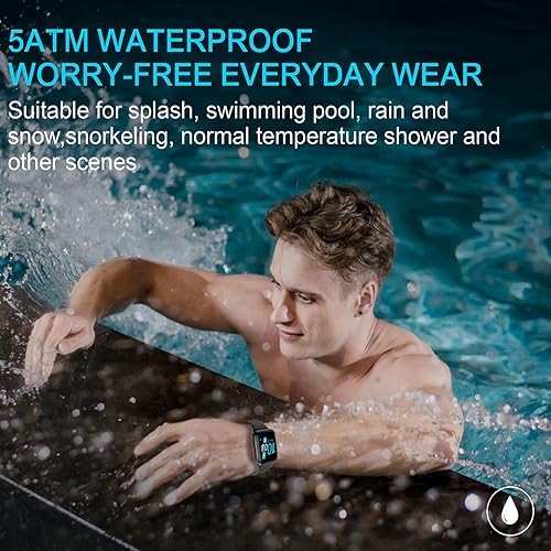 Miniatura 3 de Rastreador de actividad física con monitor de frecuencia cardíaca, contador de pasos, monitor de sueño, seguimiento de calorías, rastreador de