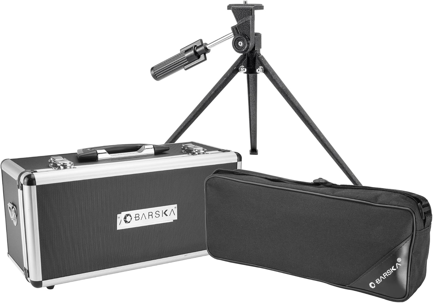 20-60x60 Blackhawk Spotting Scope, Green, Angled