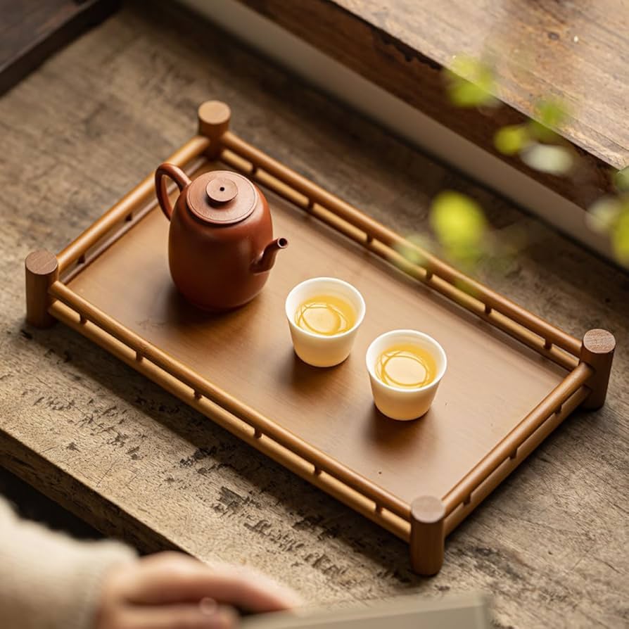 Amazon｜JIKANNOYA トレイ お盆 大きい 竹製 おしゃれ おぼん