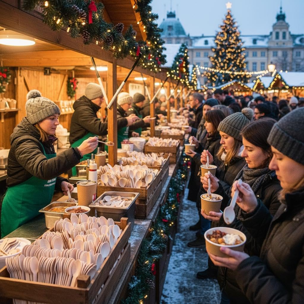 1000 Pack 6" Wooden Spoons Disposable Bulk – Heavy-Duty Compostable Birch Cutlery for Catering, Restaurants, Food Trucks, Events – Smooth & Splinter-Free Dessert Spoons