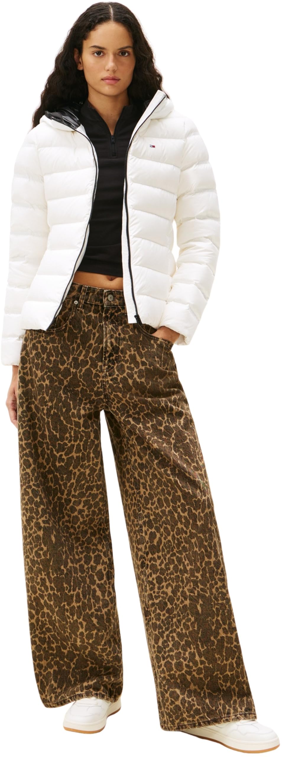 Tommy Jeans Donna Piumino Slim con Cappuccio