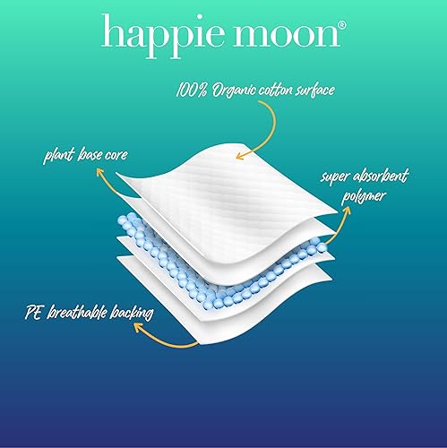 Miniatura 3 de Ropa interior para el período nocturno  100% algodón cubierto desechable durante la noche para preadolescentes y adolescentes  Cero cloro,