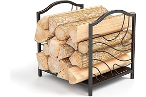 PHI VILLA 17 Inch Fireplace Log Carriers Holders