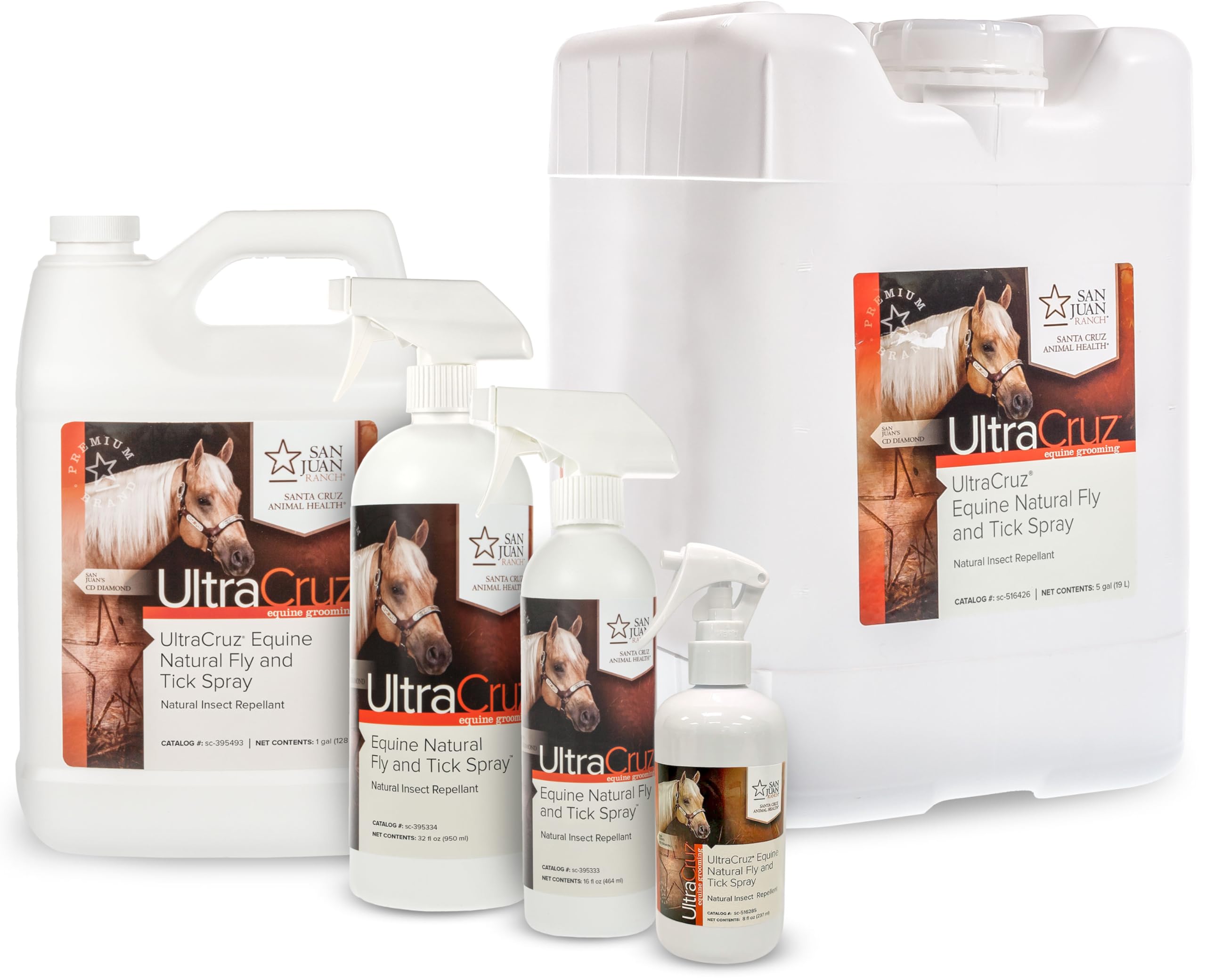 UltraCruz® Spray Natural contra Moscas y garrapatas para Caballos, 1 galón