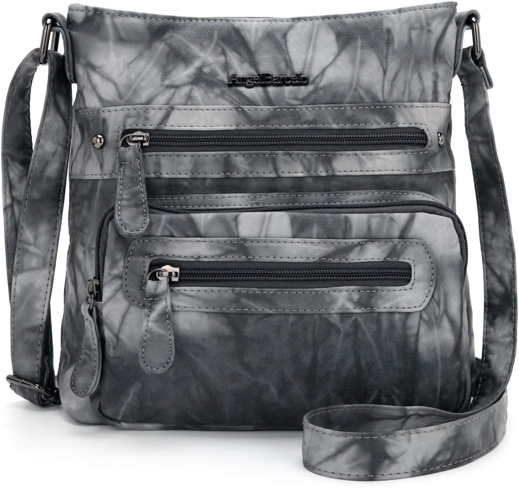 Angel Barcelo Crossbody Bags for Women,Ultra Soft Leather Purses for Women