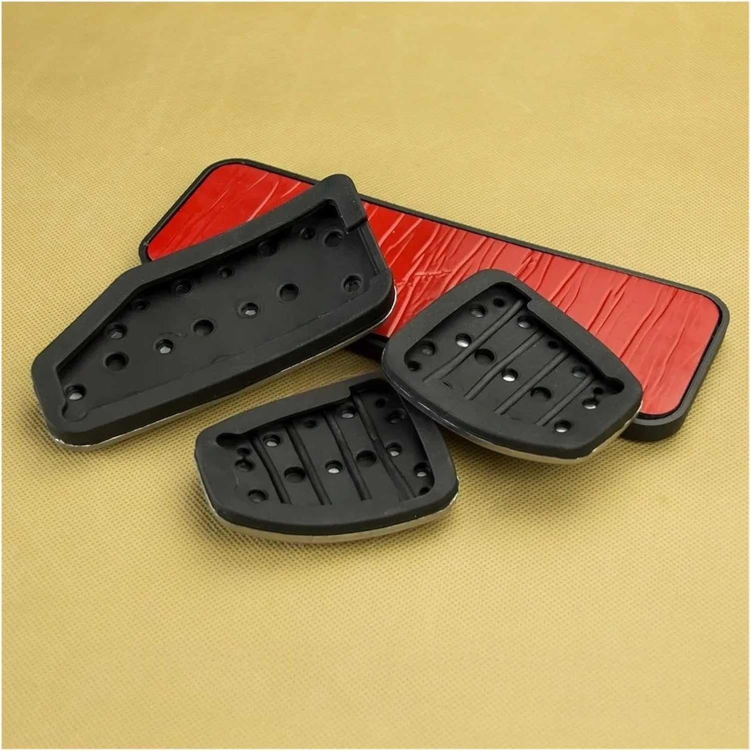 Car Footrest Dead Clutch Brake Gas Pedal Pad Cover Compatible With Subaru XV Impreza 2017-2023 LHD Stainless Steel