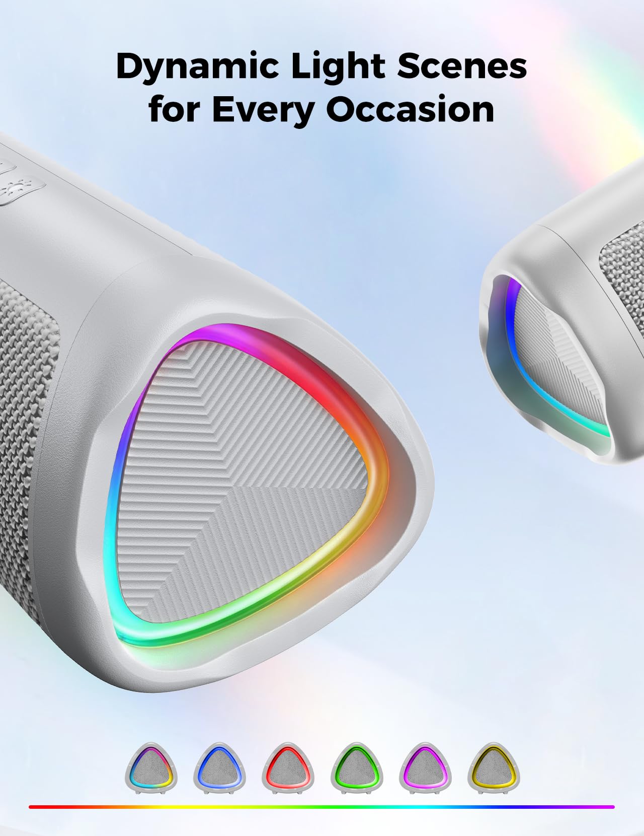 Bluetooth Lautsprecher, 20W HD Sound, Tragbar Kabellos, IPX5 Wasserdicht, Bis zu 24H Spielzeit, TWS Pairing, für Zuhause/Party/Outdoor/Camping/Strand Essentials, Elektronische Gadgets
