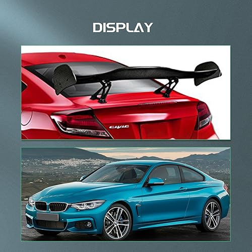 Miniatura 7 de SCITOO Alerón de alerón de 57 pulgadas, universal, color negro mate, estilo GT