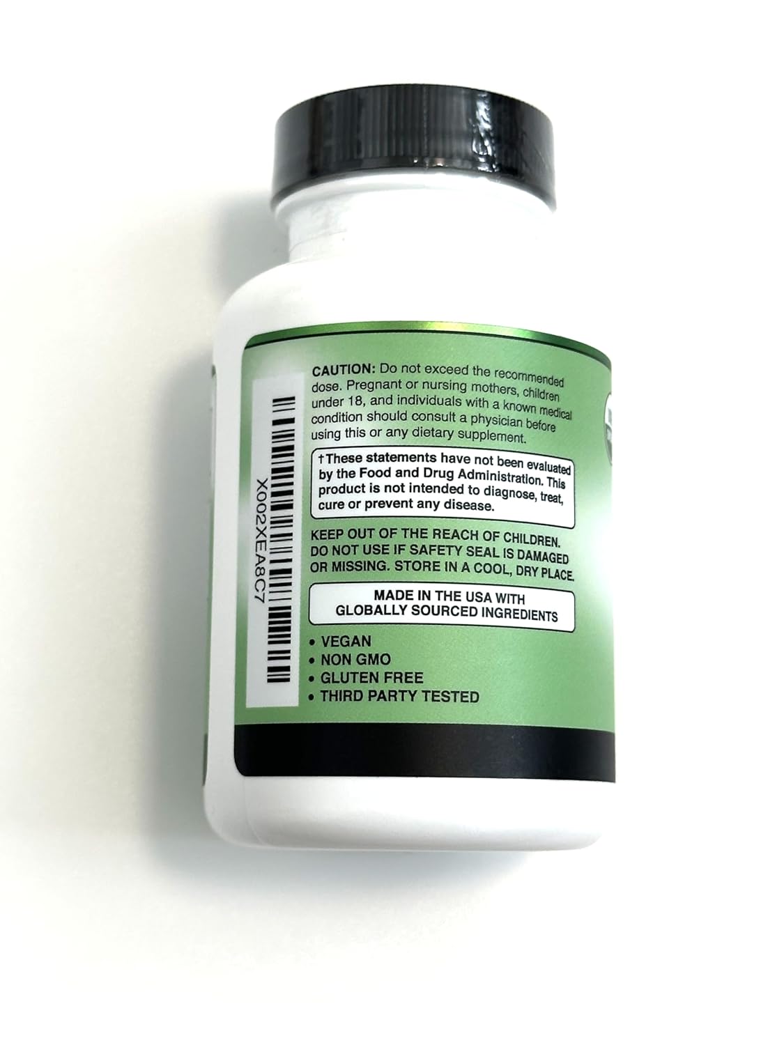 American Standard Supplements Extrato Orgânico de Gengibre com Extrato de Pimenta Preta Orgânica, Vegano, Sem Glúten, Não-OGM, 90 Cápsulas, 90 Porções - Imagem 6