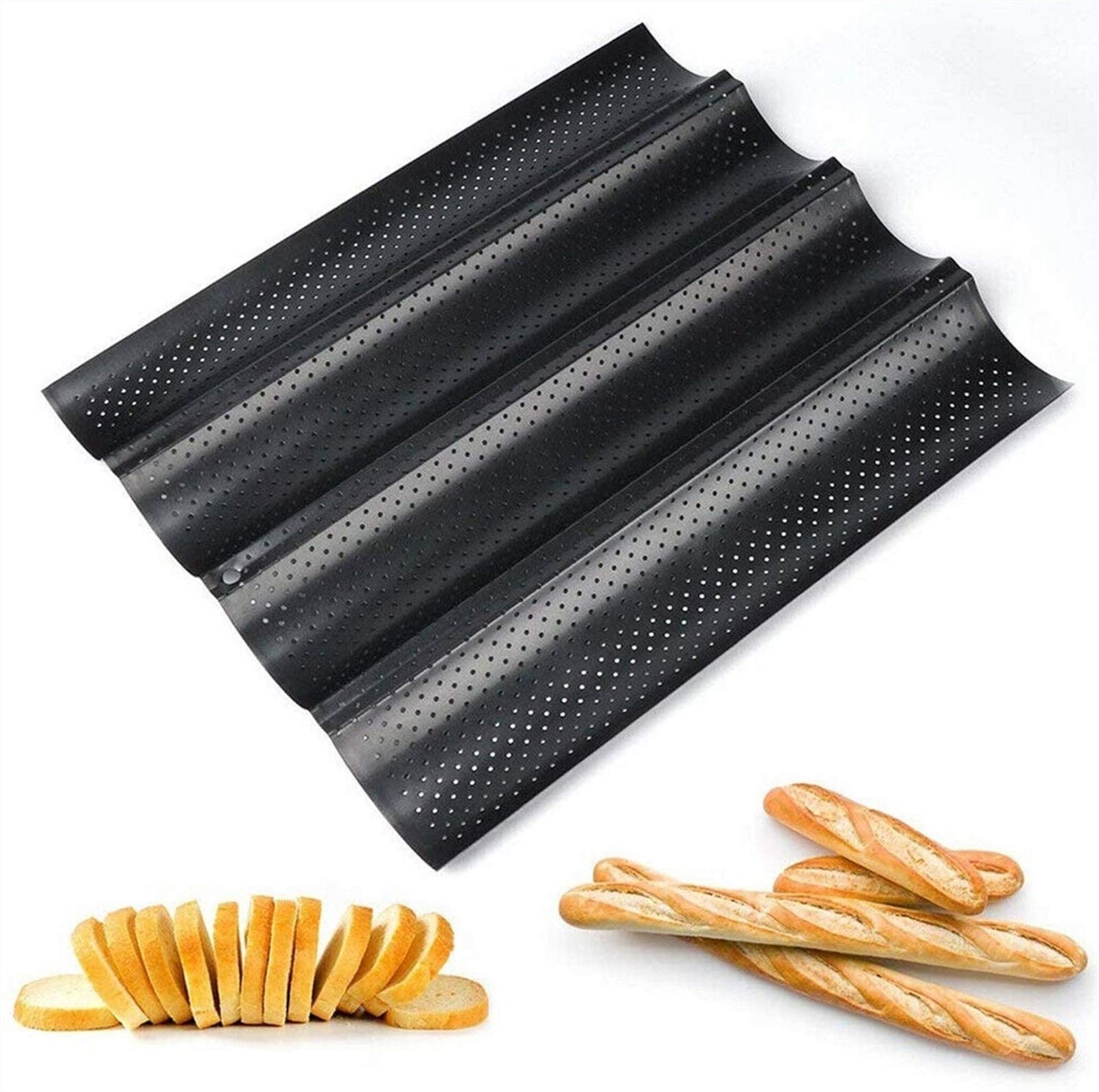 ABOOFAN Brood- En Cakevormen Set Van 4 Antiaanbak Bakplaten Ovenbestendig