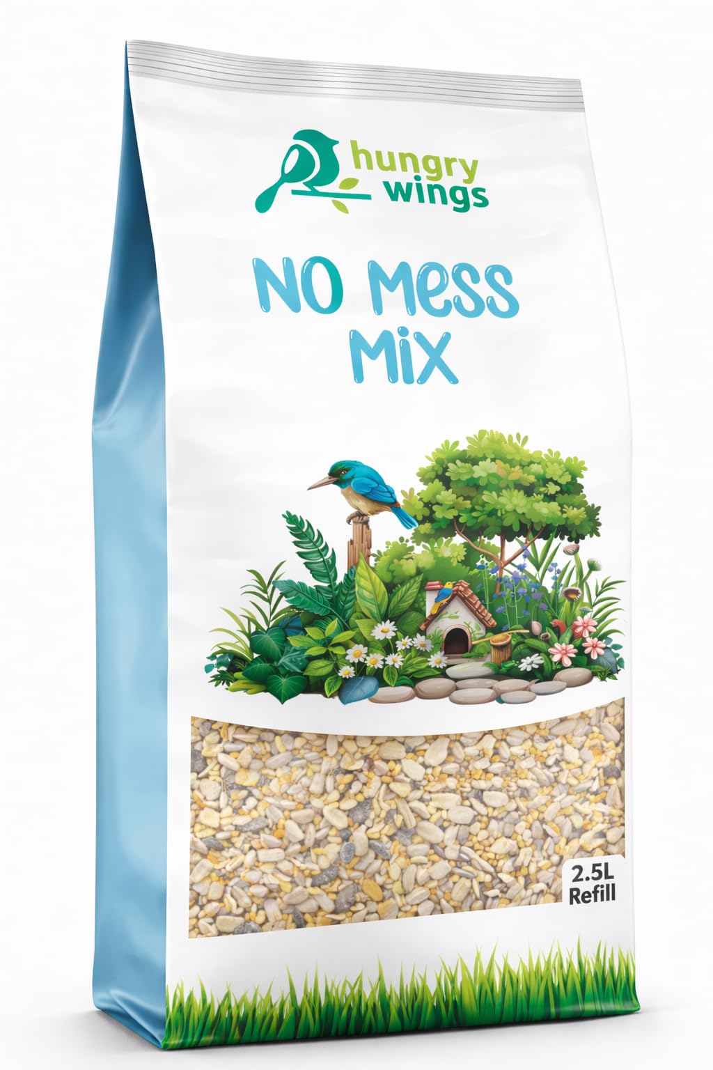Hungry Wings Wild Bird Food 2.5L Refill Bag (No Mess Mix) โ image 1
