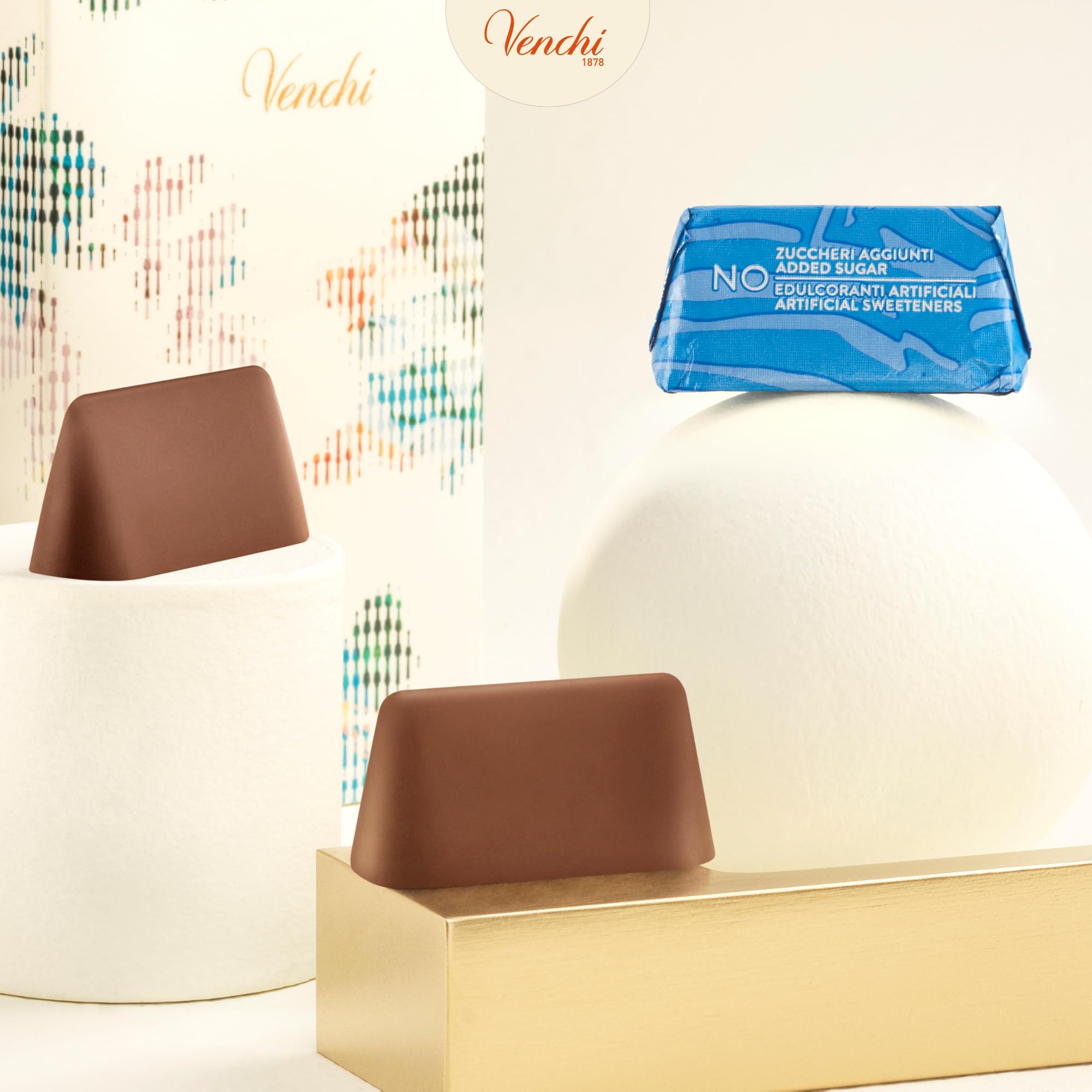 Venchi - Cacao y Avellana NO Added Sugar, 1 kg - Sin Edulcorantes Artificiales - Sin Gluten