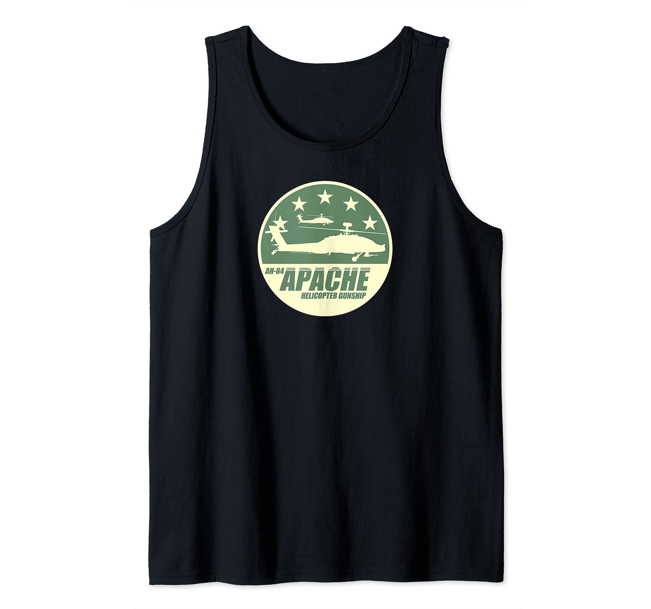 AH-64 Apache Helicopter Gunship Tank Top
