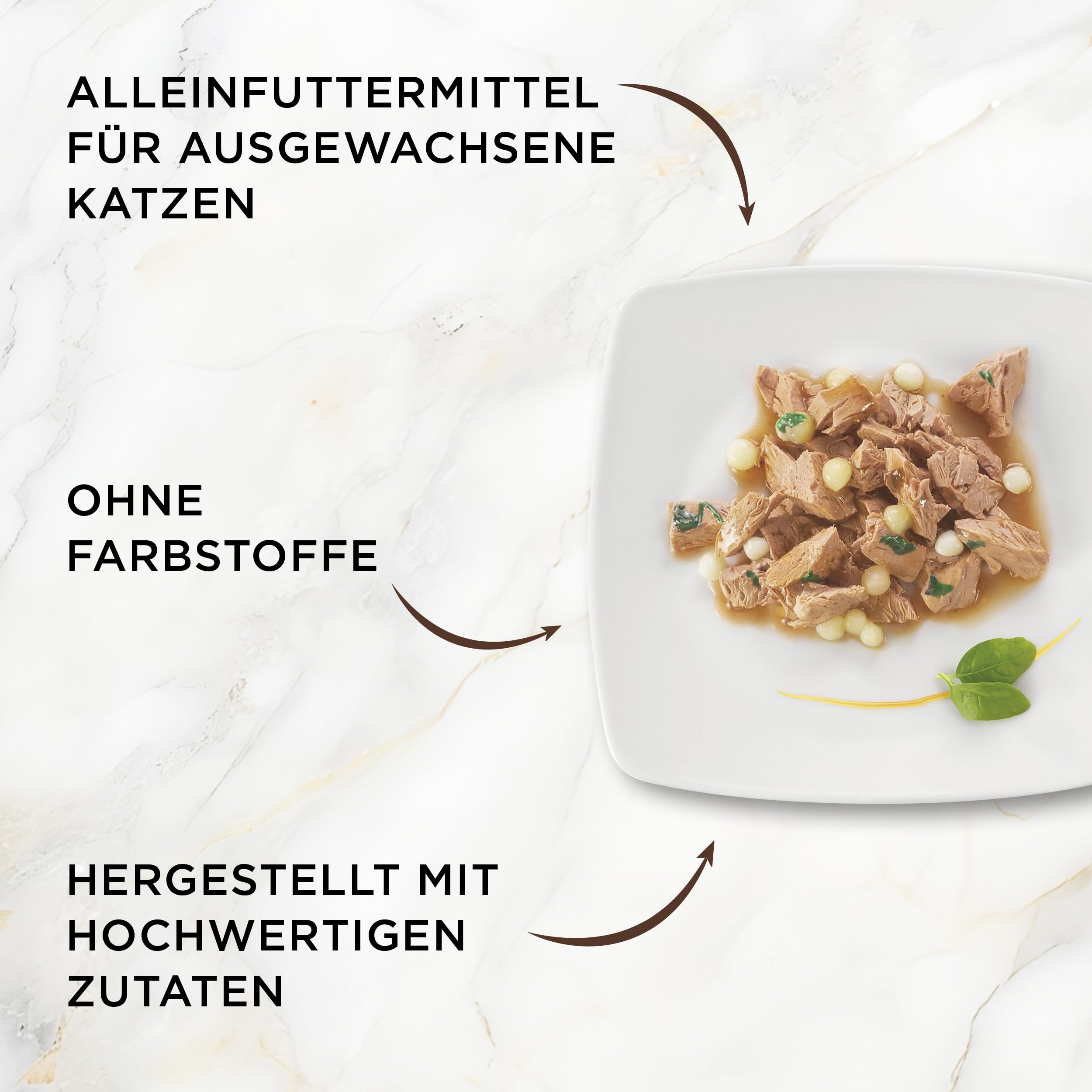 Gourmet A la Carte Katzenfutter nass, Sorten-Mix, 60er Pack (60 x 85g)