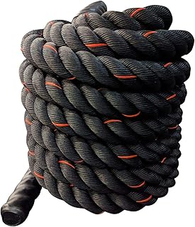 Cougar 12m Professional Battling Rope - 1.5" Diameter Heavy Duty Exercise Rope for Home Gym & Crossfit Price In India